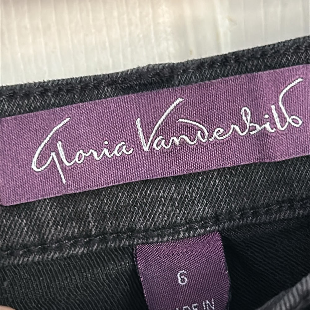 NWT Gloria Vanderbilt original slimming Amanda Jean Rockville whiskers size 6 - Picture 4 of 5
